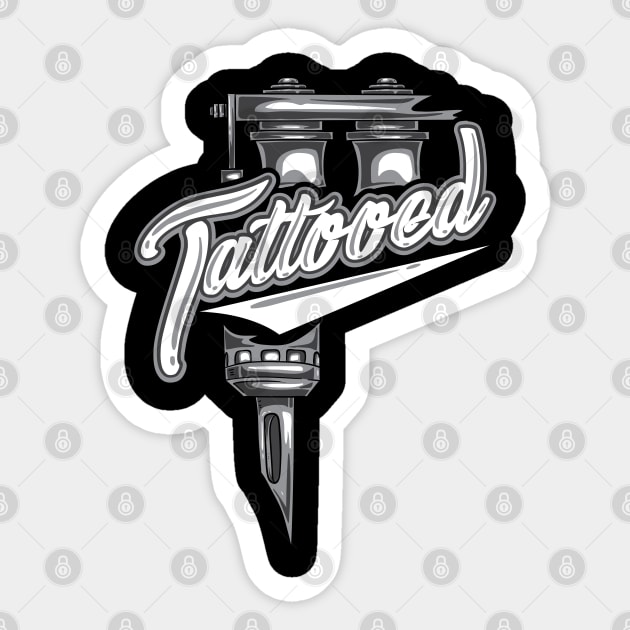 Tattoo T-Shirt for Tattooed Men or Women - Shirt Tshirt Gift Sticker by Shirtbubble